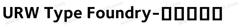 URW Type Foundry字体转换